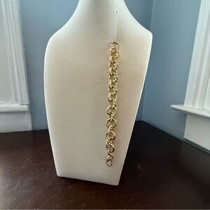 J.Crew Elegant Gold Chain Chunky Bracelet Jewelry